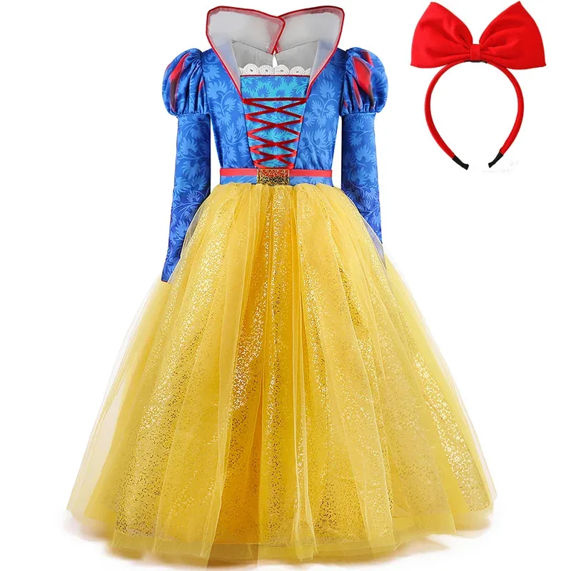 Snow White Carnival Cosplay Costume Print Mesh Princess Dress For Girls Birthday Party Halloween Fairy Tale Character Outfits
Snow White Carnival Cosplay Costume Print Mesh Princess Dress For Girls Birthday Party Halloween Fairy Tale Character Outfits