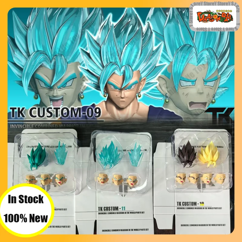 In Stock TKDIY TKCUSTOM TK TK008 TK009 Dragon Ball SHF Vegetto Heads Custom Headsculpt Set Anime Action Figures Toys
In Stock TKDIY TKCUSTOM TK TK008 TK009 Dragon Ball SHF Vegetto Heads Custom Headsculpt Set Anime Action Figures Toys