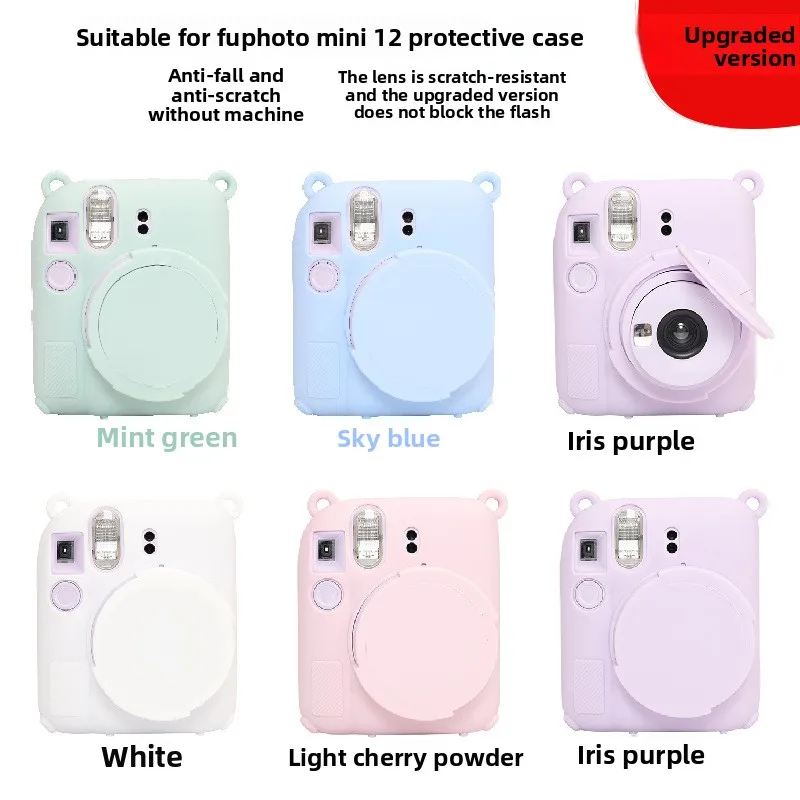 For FUJIFILM Mini 12 Soft Silicone Camera case Armor Skin Digital Silicone comfortable feel Camera bag Protector case
For FUJIFILM Mini 12 Soft Silicone Camera case Armor Skin Digital Silicone comfortable feel Camera bag Protector case