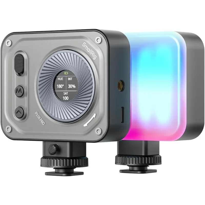 SMALLRIG Vibe P108 Pro RGB Video Light, Portable Led Camera Light for Photography, Cold Shoe Light, CRI95+, 2500-6500K, 12 Effec
SMALLRIG Vibe P108 Pro RGB Video Light, Portable Led Camera Light for Photography, Cold Shoe Light, CRI95+, 2500-6500K, 12 Effec