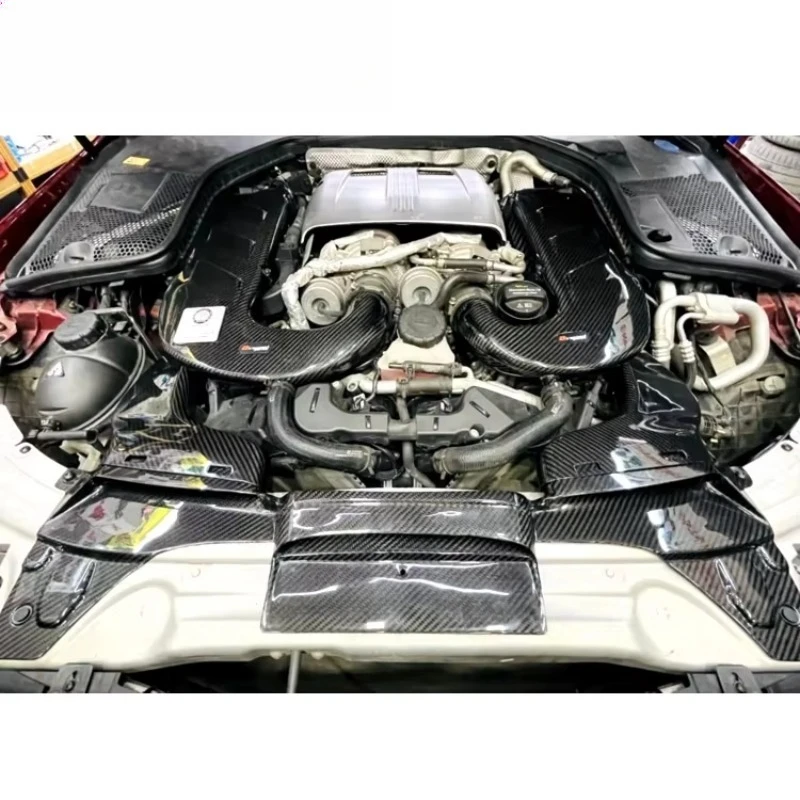 Сухая система впуска холодного воздуха из углеродного волокна 3K Twill C63 W205 для впускной системы AMG C63 W205 M177 4.0T
Сухая система впуска холодного воздуха из углеродного волокна 3K Twill C63 W205 для впускной системы AMG C63 W205 M177 4.0T