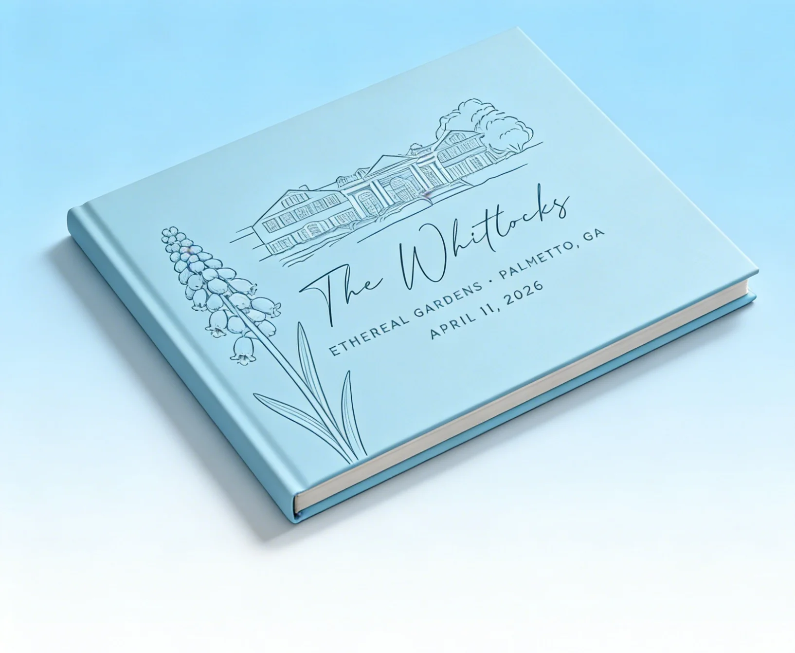 Personalized Venue Wedding Guest Book | Foil Stamped Hardcover Sign-In Book | Custom Names & Date Keepsake for Wedding Reception
Personalized Venue Wedding Guest Book | Foil Stamped Hardcover Sign-In Book | Custom Names & Date Keepsake for Wedding Reception