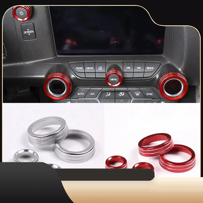 Car Central Console Red AC Volume Knob Button Switch Cover Trim For Corvette C7 2014-2019 Parts Accessories-T44C
Car Central Console Red AC Volume Knob Button Switch Cover Trim For Corvette C7 2014-2019 Parts Accessories-T44C