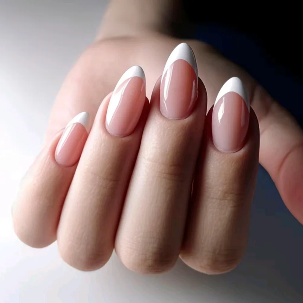24Pcs Short Stiletto Press On False Nail With Adhesive Reusable Fake Nail Artificial French Tip DIY Fingernails Manicure Tool
24Pcs Short Stiletto Press On False Nail With Adhesive Reusable Fake Nail Artificial French Tip DIY Fingernails Manicure Tool