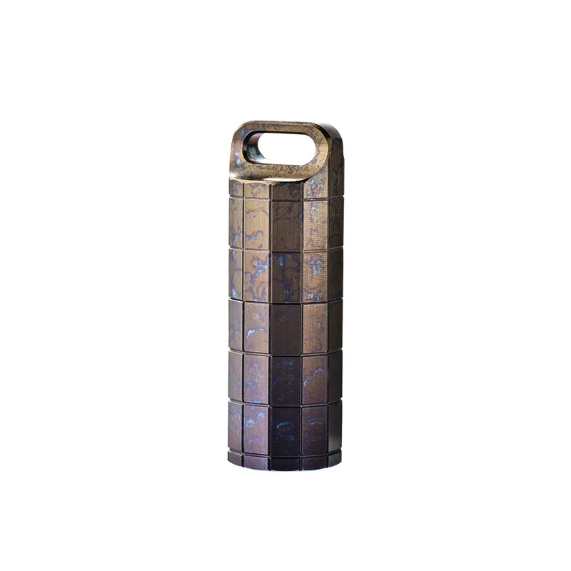 Titanium Alloy Emergency Waterproof Pill Box Titanium Alloy Mini Storage Compartment Camping Outdoor Portable Storage
Titanium Alloy Emergency Waterproof Pill Box Titanium Alloy Mini Storage Compartment Camping Outdoor Portable Storage