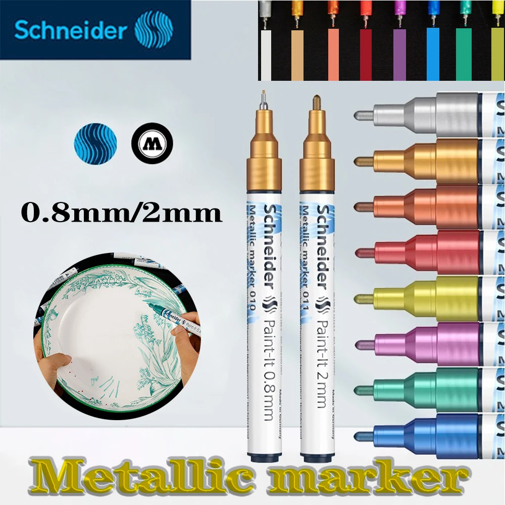 1 шт., металлический цветной маркер Schneider, водостойкий маркер для колес, шин, маслянистая ручка для рисования, ручка для граффити, металлический маркер для перманентной краски
1 шт., металлический цветной маркер Schneider, водостойкий маркер для колес, шин, маслянистая ручка для рисования, ручка для граффити, металлический маркер для перманентной краски