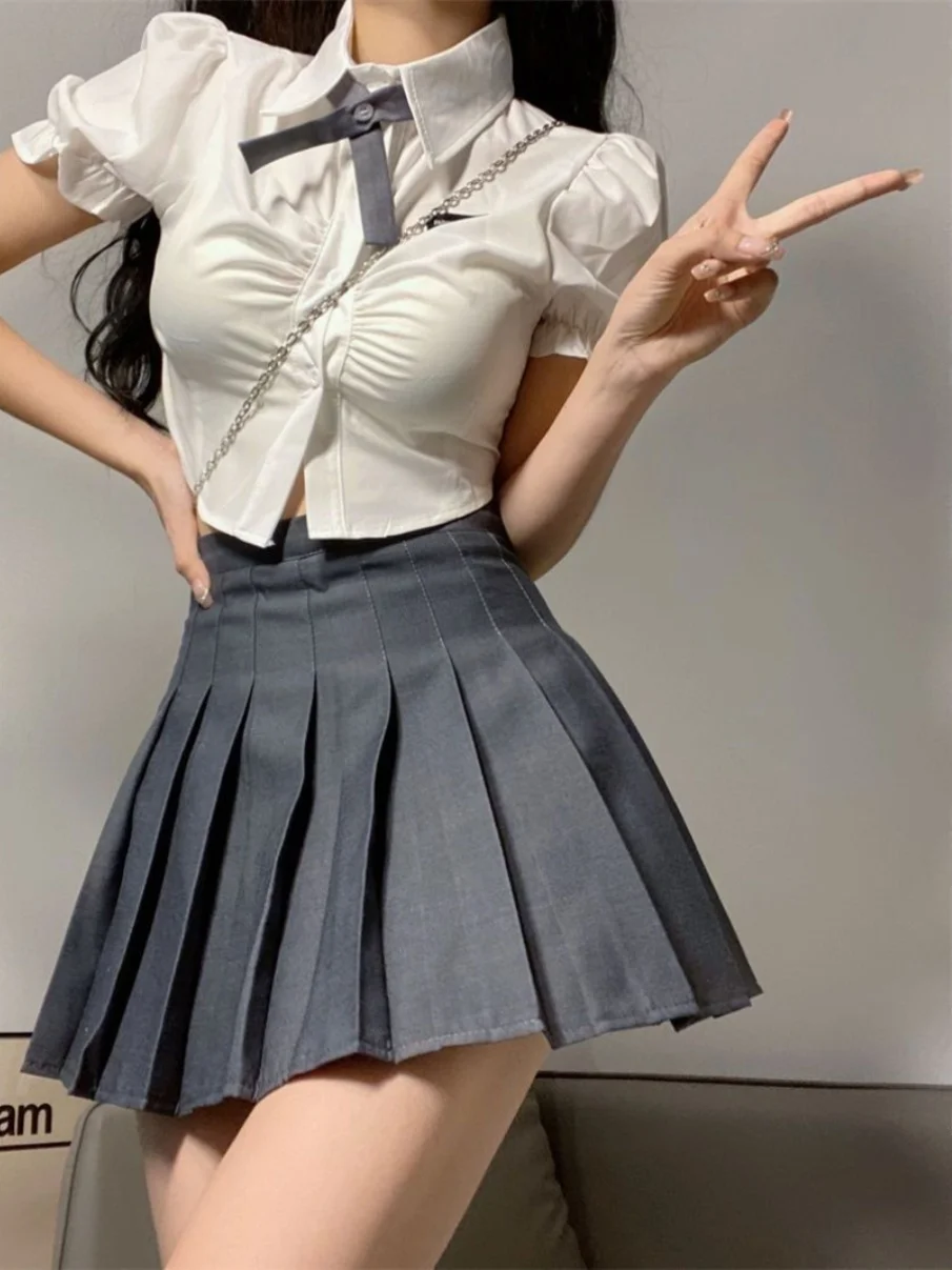 Шикарный женский топ Pure Desire White irt с утягивающей талией для колледжа Sle Faionable Sweet And Spicy Top
Шикарный женский топ Pure Desire White irt с утягивающей талией для колледжа Sle Faionable Sweet And Spicy Top