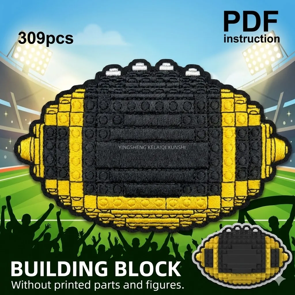 DIY Sports Match Game Ball Construction Set Rugby Athlete Fan Gift Building Bricks Toy
DIY Sports Match Game Ball Construction Set Rugby Athlete Fan Gift Building Bricks Toy