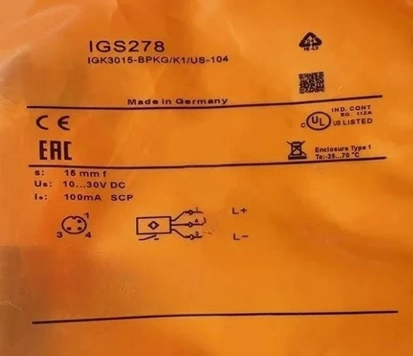 Совершенно новый оригинальный бесконтактный переключатель IGS277 IGS278 IGS279 IGS280, быстрая транспортировка
Совершенно новый оригинальный бесконтактный переключатель IGS277 IGS278 IGS279 IGS280, быстрая транспортировка