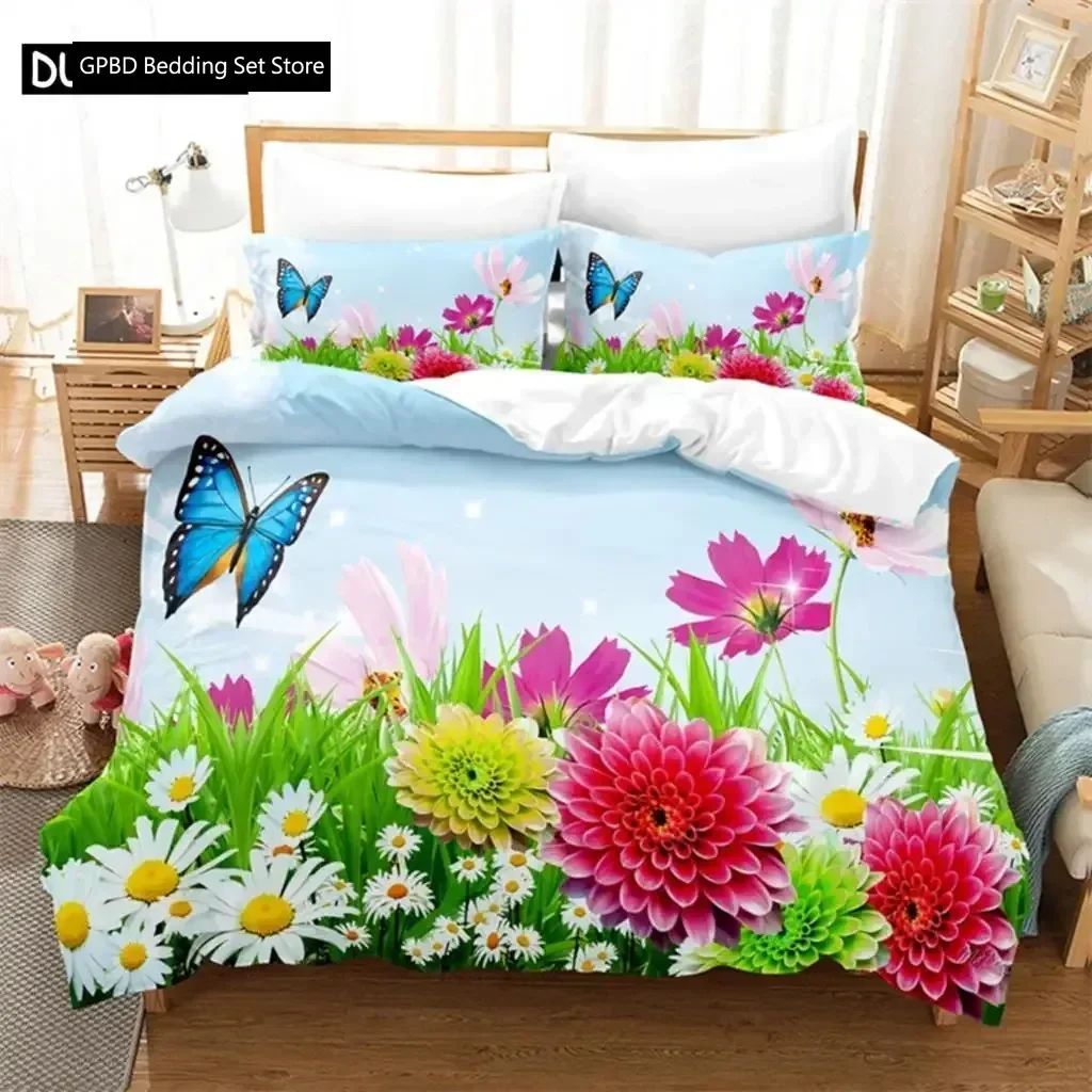 Butterfly Flower Queen Bedding Set Duvet Cover Set Bedding Digital Printing Bed Linen King Size Duvet Cover
Butterfly Flower Queen Bedding Set Duvet Cover Set Bedding Digital Printing Bed Linen King Size Duvet Cover