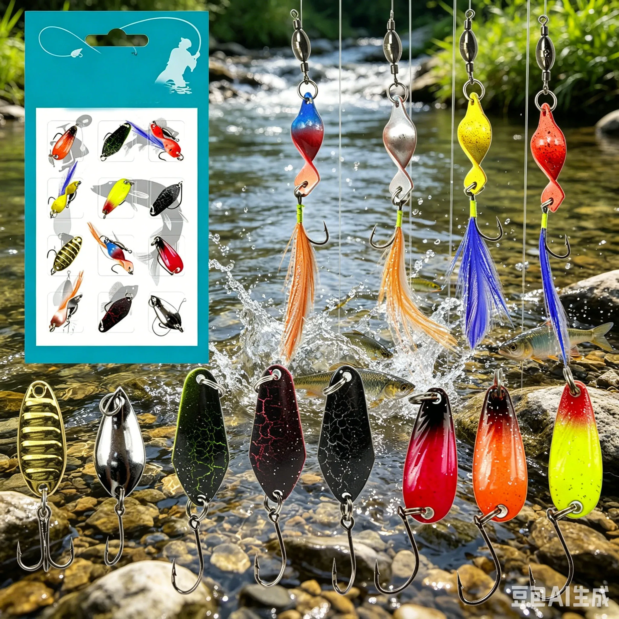 Fishing Spoon Lure For Trout Fishing Hard Metal Baits Single Hook Spoon Fishing Lures For Trout Fishing Tackles Accessories
Fishing Spoon Lure For Trout Fishing Hard Metal Baits Single Hook Spoon Fishing Lures For Trout Fishing Tackles Accessories