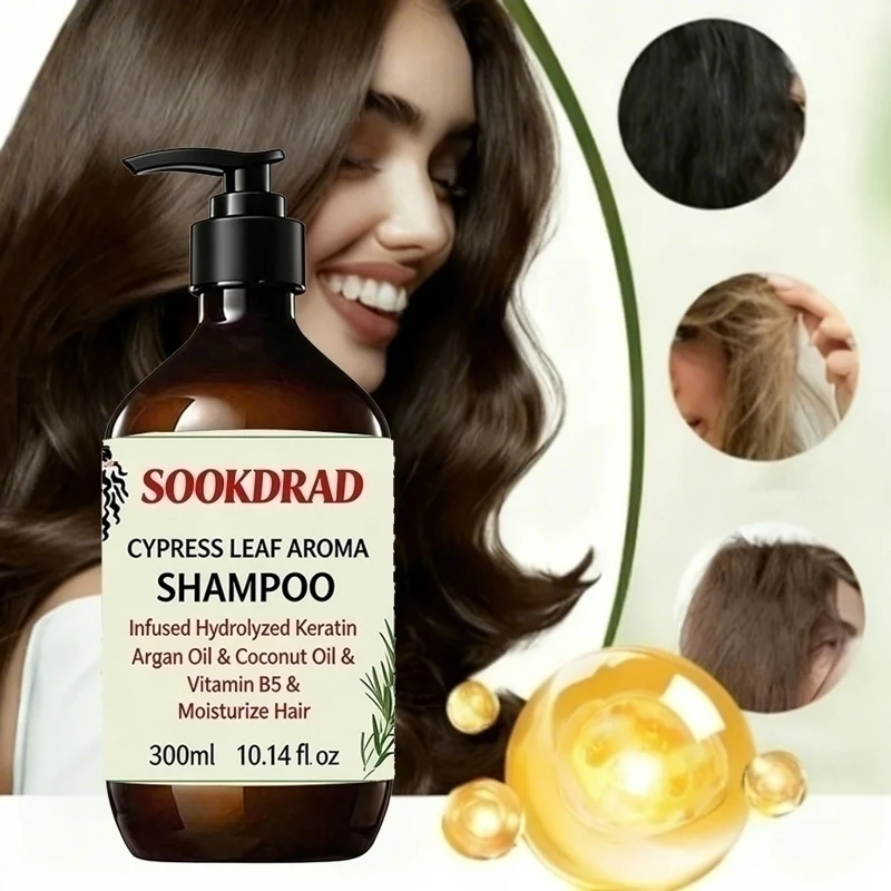 Cypress Leaf Aroma Shampoo, Refreshing Scalp, For Oily Hair, Women Men, 10.14fl.oz
Cypress Leaf Aroma Shampoo, Refreshing Scalp, For Oily Hair, Women Men, 10.14fl.oz