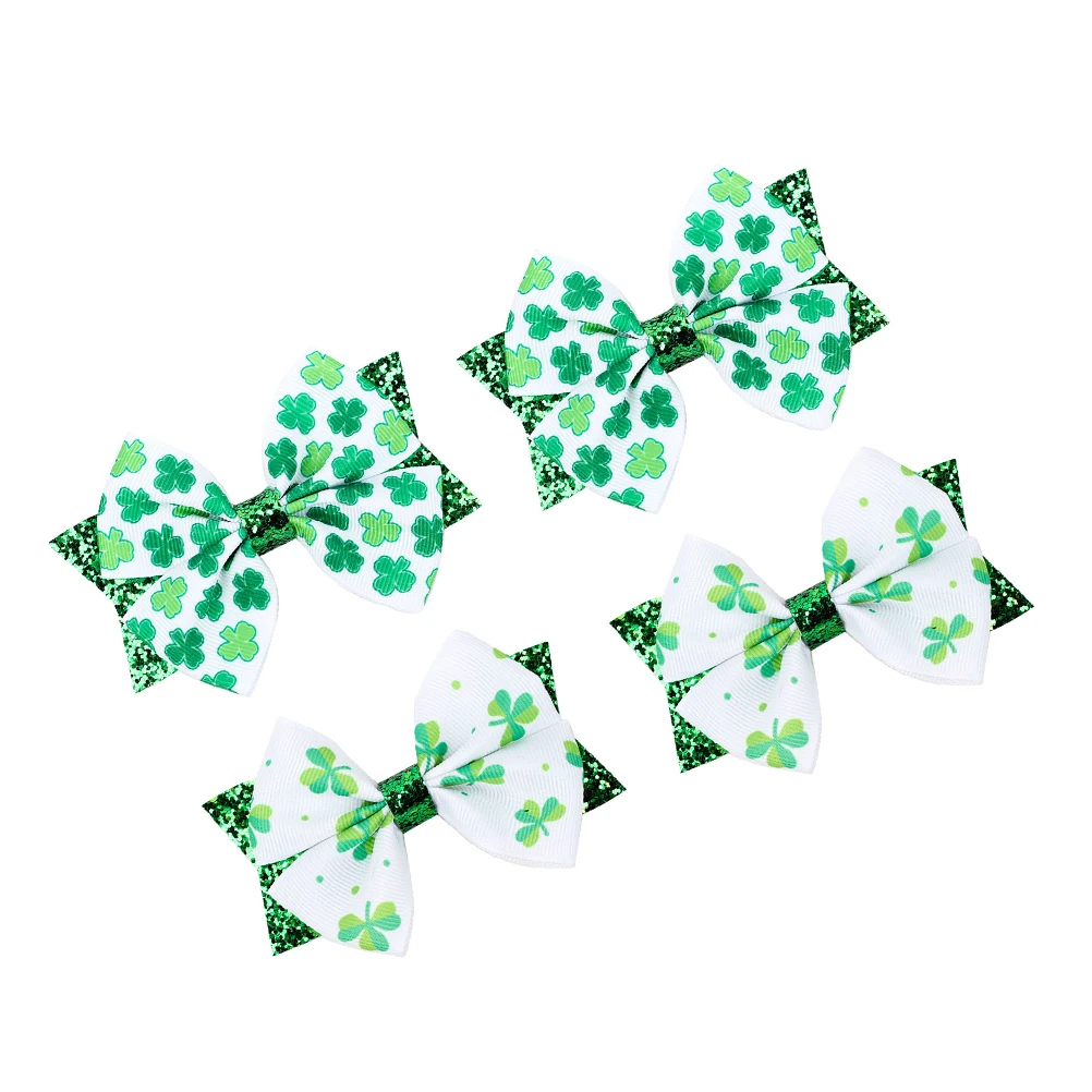 4 Pcs Hairpin Bowknot . Patrick'S Day Hair Decor Clips Girls Patrick Day Hair Decor Accessories Iron Festival Barrette
4 Pcs Hairpin Bowknot . Patrick'S Day Hair Decor Clips Girls Patrick Day Hair Decor Accessories Iron Festival Barrette