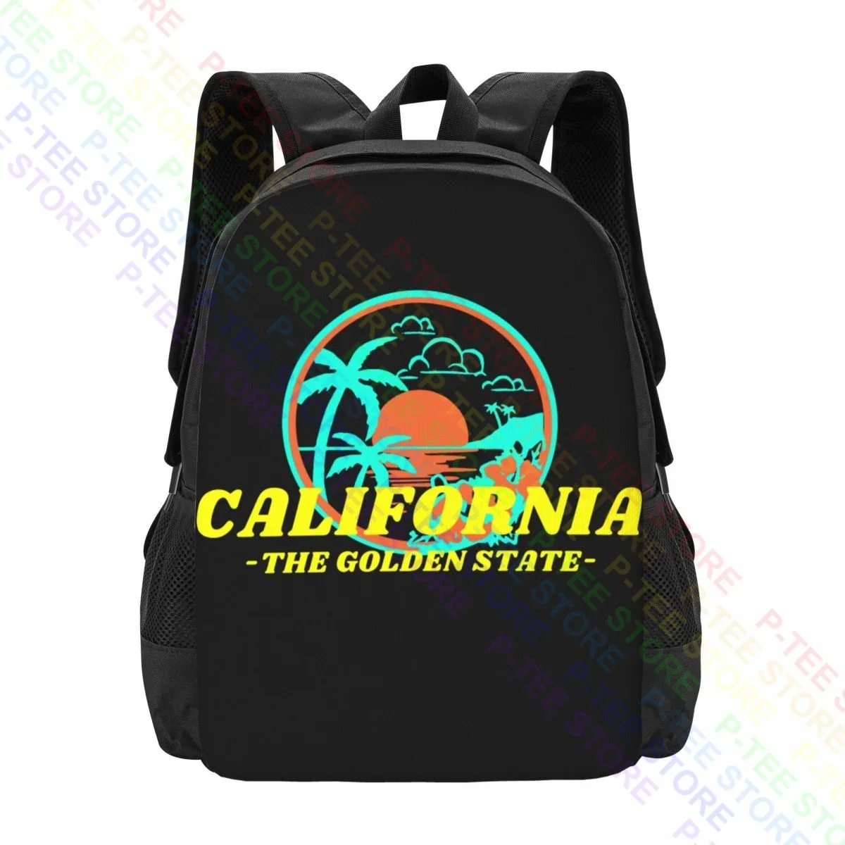 California The Golden State Summer Beach VibesBackpack, вместительная складная сумка для хранения
California The Golden State Summer Beach VibesBackpack, вместительная складная сумка для хранения