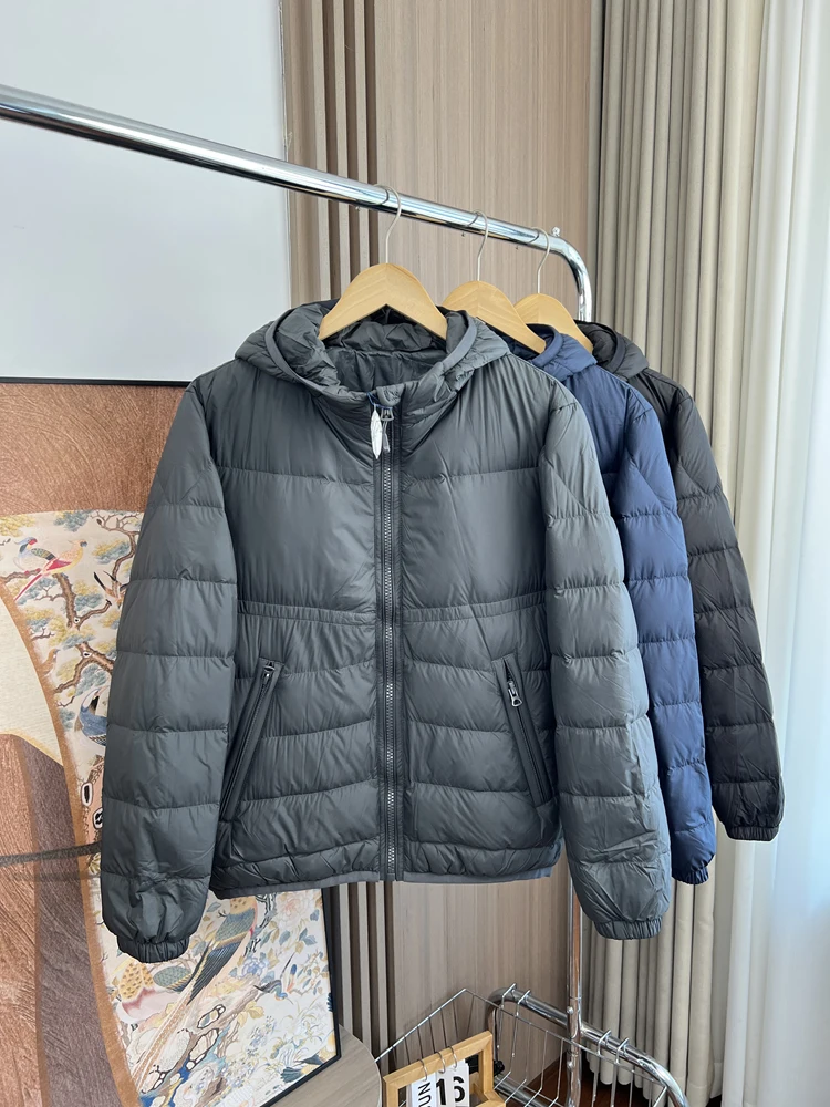 High Quali 90 Du down Jaet Men's Autumn Winter Lightweight Warm Color Casual Hooded down Jaet Coat
High Quali 90 Du down Jaet Men's Autumn Winter Lightweight Warm Color Casual Hooded down Jaet Coat