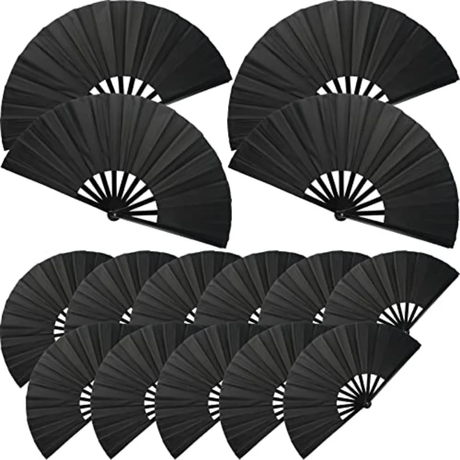 15 Pieces Large Folding Hand Fans for Line Dancing Clapping Popping Rave Fans Bulk for Men Women Dancing Chinese Japanese Kung
15 Pieces Large Folding Hand Fans for Line Dancing Clapping Popping Rave Fans Bulk for Men Women Dancing Chinese Japanese Kung