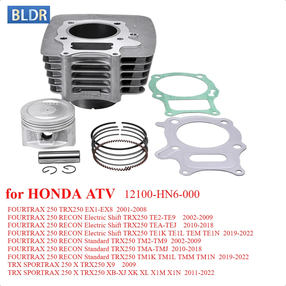 Cylinder Head Piston Rings Gasket Top End Kit Set for HONDA ATV FOURTRAX 250 2001-2022 TRX SPORTRAX 250 X TRX250
Cylinder Head Piston Rings Gasket Top End Kit Set for HONDA ATV FOURTRAX 250 2001-2022 TRX SPORTRAX 250 X TRX250
