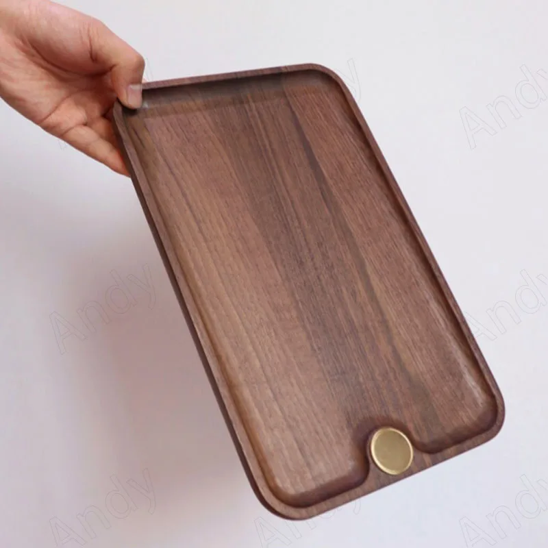 Black Walnut Wood Storage Tray Manual Brass Living Room Fruit Tray Coffee Table Table Top Tea Set Organizer Home Decoration
Black Walnut Wood Storage Tray Manual Brass Living Room Fruit Tray Coffee Table Table Top Tea Set Organizer Home Decoration