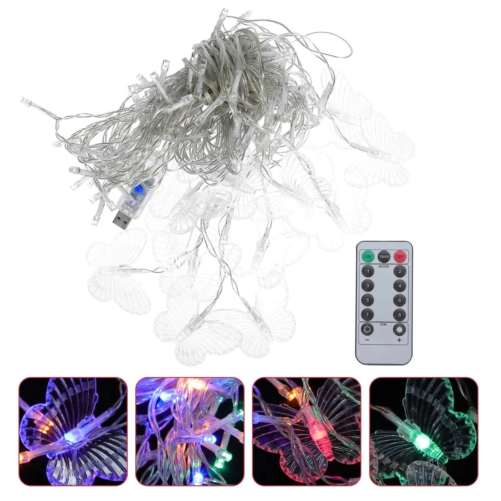 1Pcs Butterfly Ice Strip Light Premium Plastic Decorative String Lamp Cold Light Source High Brightness USB
1Pcs Butterfly Ice Strip Light Premium Plastic Decorative String Lamp Cold Light Source High Brightness USB