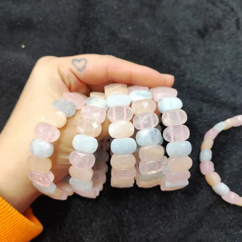 Natural Morganite Stone Beads Bracelet Natural Gemstone Jewelry Bangle for Woman for Gift Wholesale !
Natural Morganite Stone Beads Bracelet Natural Gemstone Jewelry Bangle for Woman for Gift Wholesale !