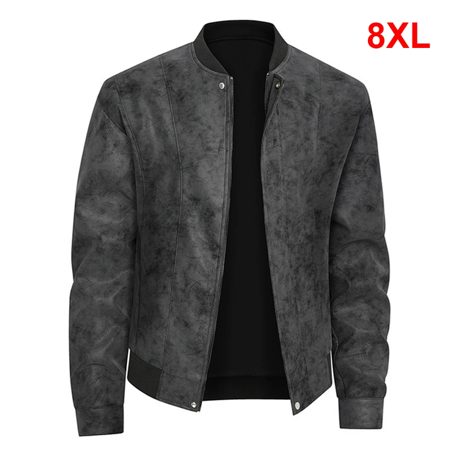 Vintage PU Jacket Men Motorcycle Biker Coat Plus Szie 8XL Fashion Casual Cargo Jacket Male PU Coat Black
Vintage PU Jacket Men Motorcycle Biker Coat Plus Szie 8XL Fashion Casual Cargo Jacket Male PU Coat Black