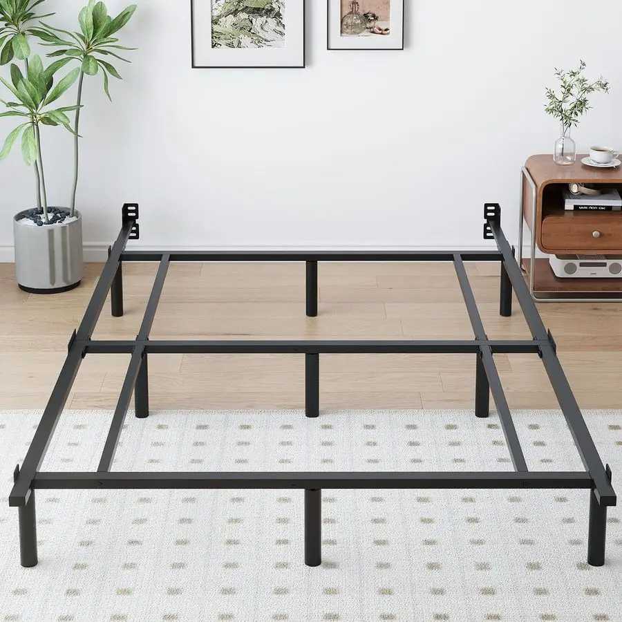 Queen Metal Bed Frame, 7 Inch Low Heavy Duty Platform Bed Frames Queen Size for Box Spring and Mattress, Easy Assembly, NoiseFr
Queen Metal Bed Frame, 7 Inch Low Heavy Duty Platform Bed Frames Queen Size for Box Spring and Mattress, Easy Assembly, NoiseFr