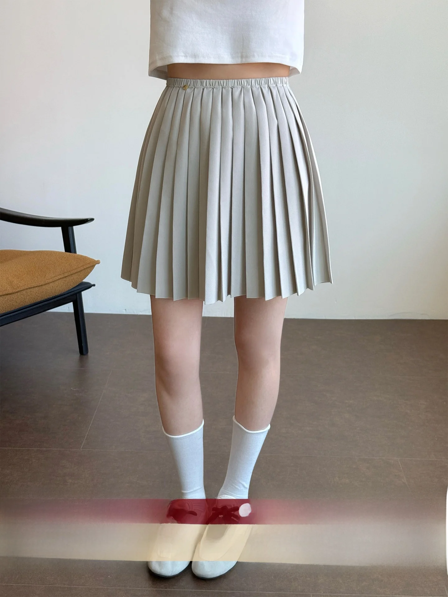 WANGER Miu High Waist A-Line Pleated Skirt Elastic Silk Lightweight Spring Summer Girls' Skirts Polyester Fiber Skirts
WANGER Miu High Waist A-Line Pleated Skirt Elastic Silk Lightweight Spring Summer Girls' Skirts Polyester Fiber Skirts