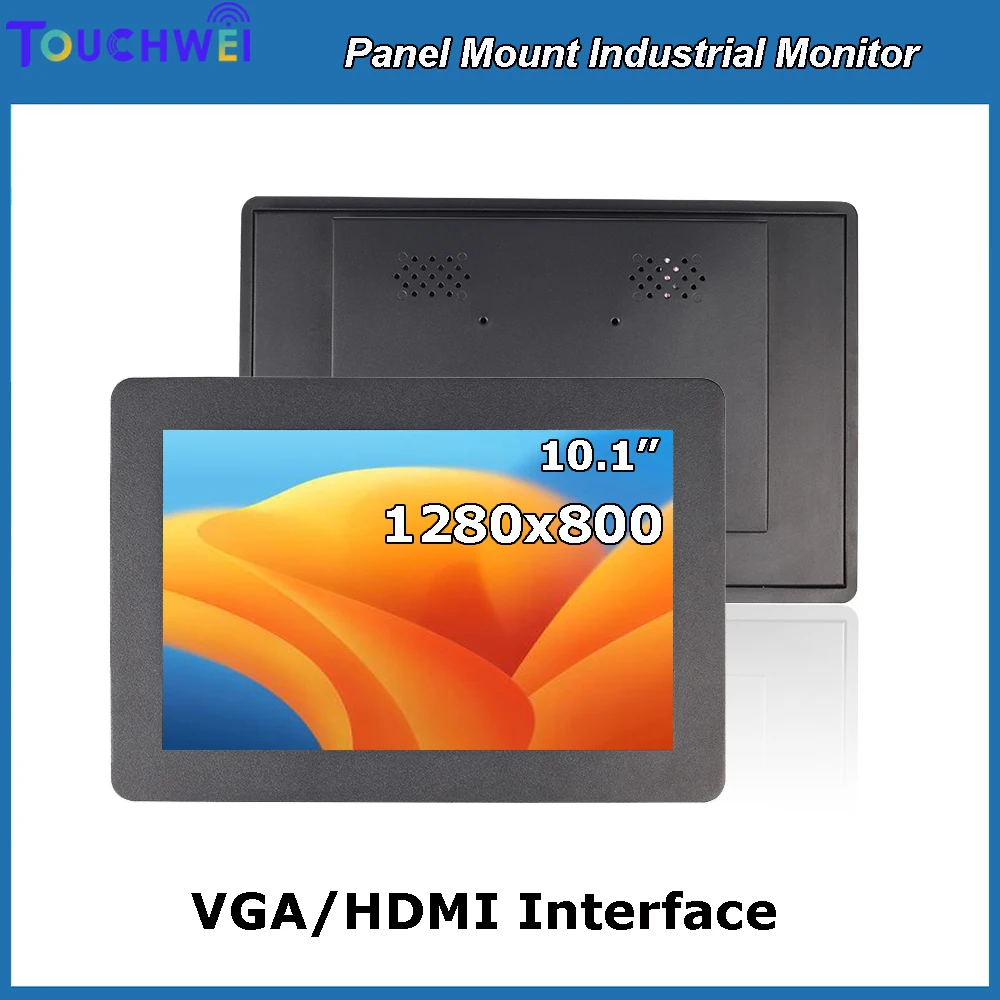 TOUCHWEI 10.1 Inch Wide 1280x800 Panel Mount Industrial Use Resistive/Capacitive Touch Monitor With VGA HDMI USB Interface
TOUCHWEI 10.1 Inch Wide 1280x800 Panel Mount Industrial Use Resistive/Capacitive Touch Monitor With VGA HDMI USB Interface