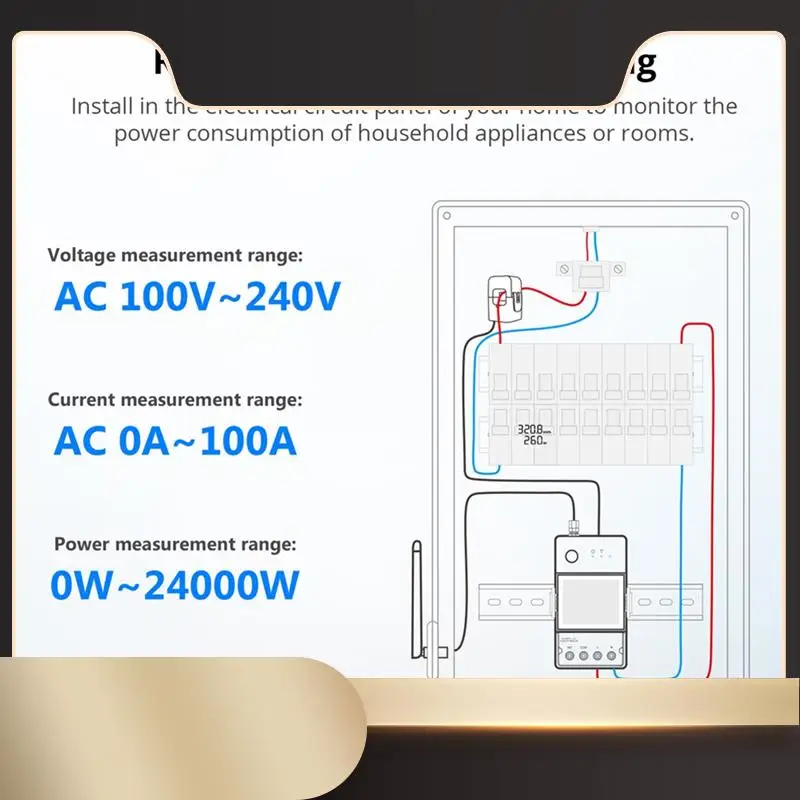 Кольцевой интеллектуальный измеритель мощности POWCT ESP32, трансформатор тока с чипом, 100 А, монитор энергии, контактное управление, работает с Alexa IFTTT-N36R
Кольцевой интеллектуальный измеритель мощности POWCT ESP32, трансформатор тока с чипом, 100 А, монитор энергии, контактное управление, работает с Alexa IFTTT-N36R