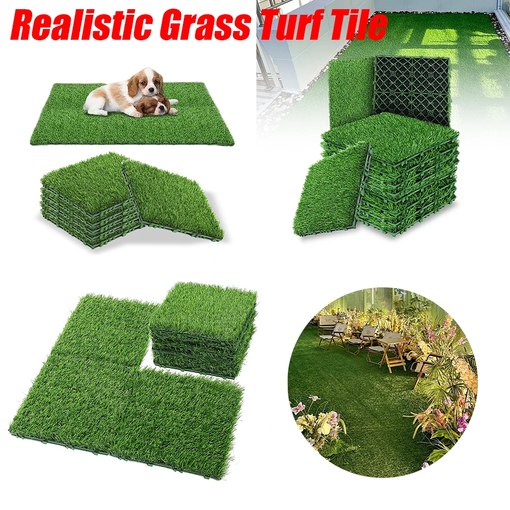 10 Pcs 12 Inchx12 Inch Realistic Grass Turf Tile Interlocking Fake Grass Deck Turf Tiles Grass Flooring Tiles for Indoor Outdoor
10 Pcs 12 Inchx12 Inch Realistic Grass Turf Tile Interlocking Fake Grass Deck Turf Tiles Grass Flooring Tiles for Indoor Outdoor