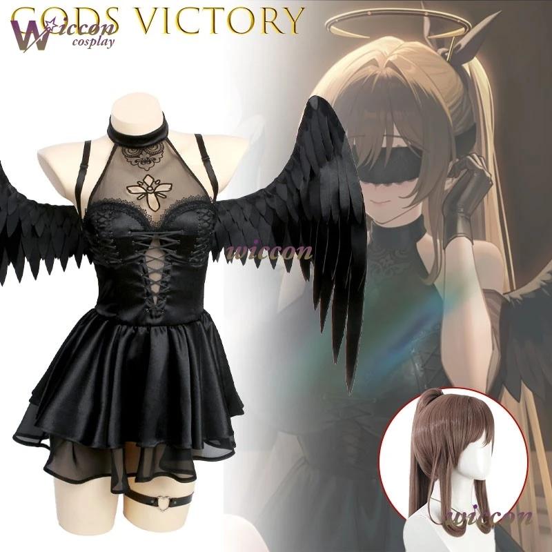 rzjk/ Noir Devil Rabbit Skin Angel Black Bunny Victory Gods Cosplay Full Set Gothic Lolita Angel Halloween Party Sexy Jirai Kei
rzjk/ Noir Devil Rabbit Skin Angel Black Bunny Victory Gods Cosplay Full Set Gothic Lolita Angel Halloween Party Sexy Jirai Kei