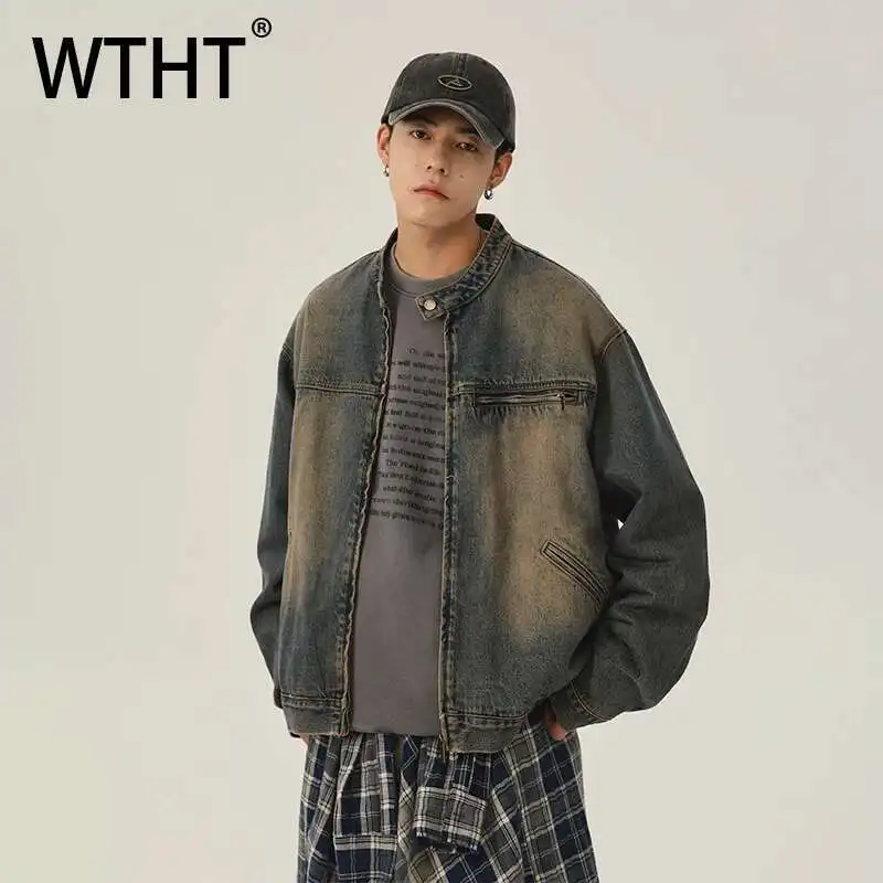 WTHT модные новые мужские градиентные лоскутные джинсовые куртки на молнии, винтажные свободные пальто с длинными рукавами, мужские летние 2A0130
WTHT модные новые мужские градиентные лоскутные джинсовые куртки на молнии, винтажные свободные пальто с длинными рукавами, мужские летние 2A0130