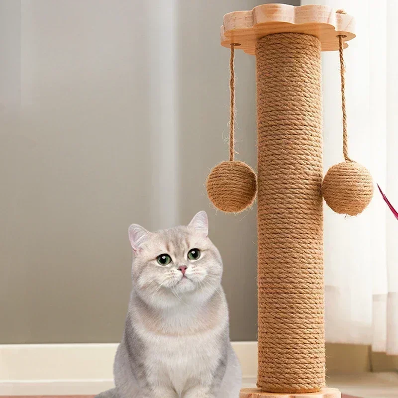 Solid Wood Pet Cat Turntable Scratch Pillar Board Sisal Climbing Frame Toy Balls Column Training Supplies Products Accessories
Solid Wood Pet Cat Turntable Scratch Pillar Board Sisal Climbing Frame Toy Balls Column Training Supplies Products Accessories