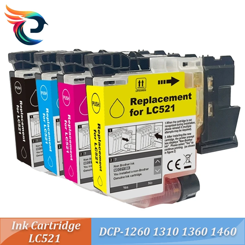 LC521 521, совместимый струйный картридж для принтера Brother DCP J1260W J1310DW J1360DW J1460DW 1260 1310 1360 1460
LC521 521, совместимый струйный картридж для принтера Brother DCP J1260W J1310DW J1360DW J1460DW 1260 1310 1360 1460
