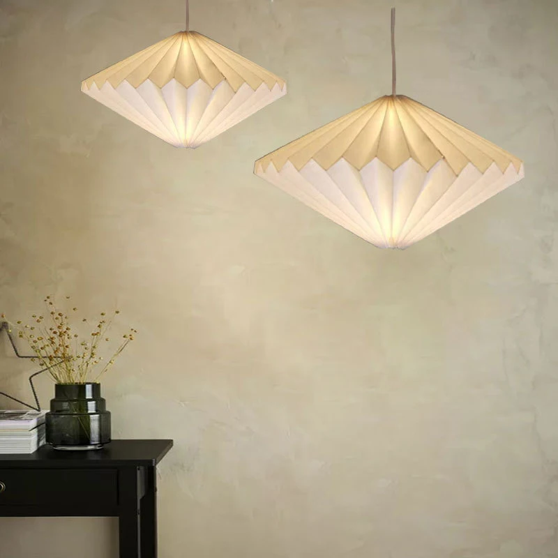 Nordic Style Living Room Decor Hanging Lamp Cover Chandelier Lamp Shade Creative Paper Origami Ceiling Pendant Lampshade
Nordic Style Living Room Decor Hanging Lamp Cover Chandelier Lamp Shade Creative Paper Origami Ceiling Pendant Lampshade