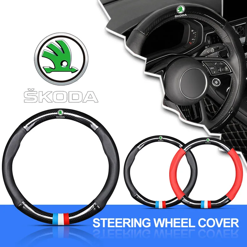 Car Steering Wheel Cover Breathable Anti Slip PU Leather Steering Cover For Skoda Sharp Sharp crystal Sharp Rapid speed Pye Ye
Car Steering Wheel Cover Breathable Anti Slip PU Leather Steering Cover For Skoda Sharp Sharp crystal Sharp Rapid speed Pye Ye