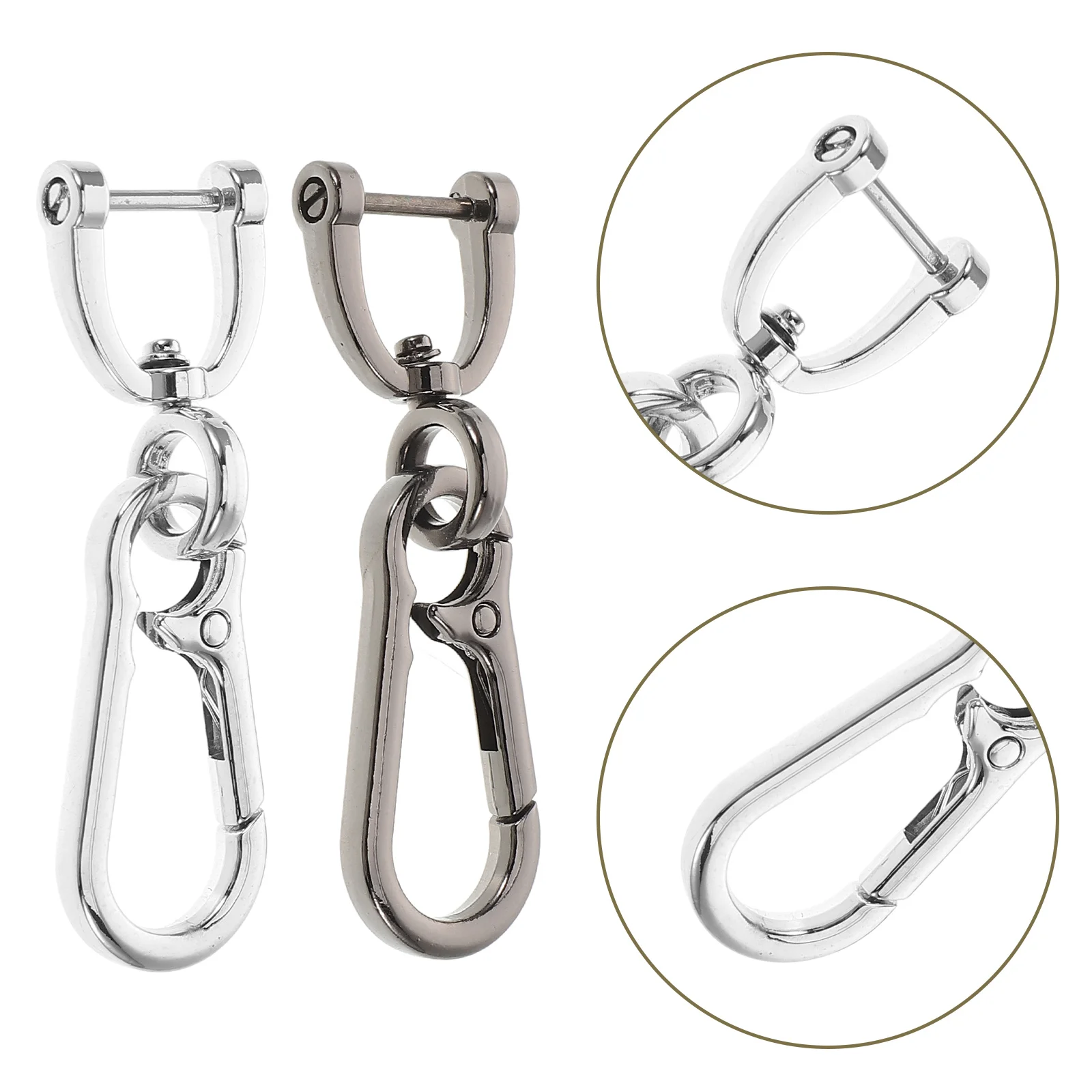 4 Pcs Horseshoe Buckle Pendant Carabiner Keychain Heavy Duty Ring Detachable Quick Release Clip
4 Pcs Horseshoe Buckle Pendant Carabiner Keychain Heavy Duty Ring Detachable Quick Release Clip