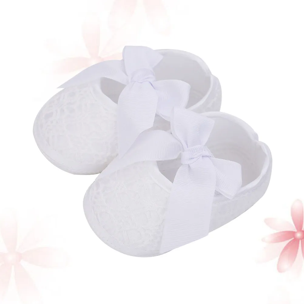 1pcs 1 Pair Baby Princess 0-1 Size 12 Crib Shoes For Newborn Girls White Infant Shoes Lace Bow Design Soft Sole Toddler Gift
1pcs 1 Pair Baby Princess 0-1 Size 12 Crib Shoes For Newborn Girls White Infant Shoes Lace Bow Design Soft Sole Toddler Gift
