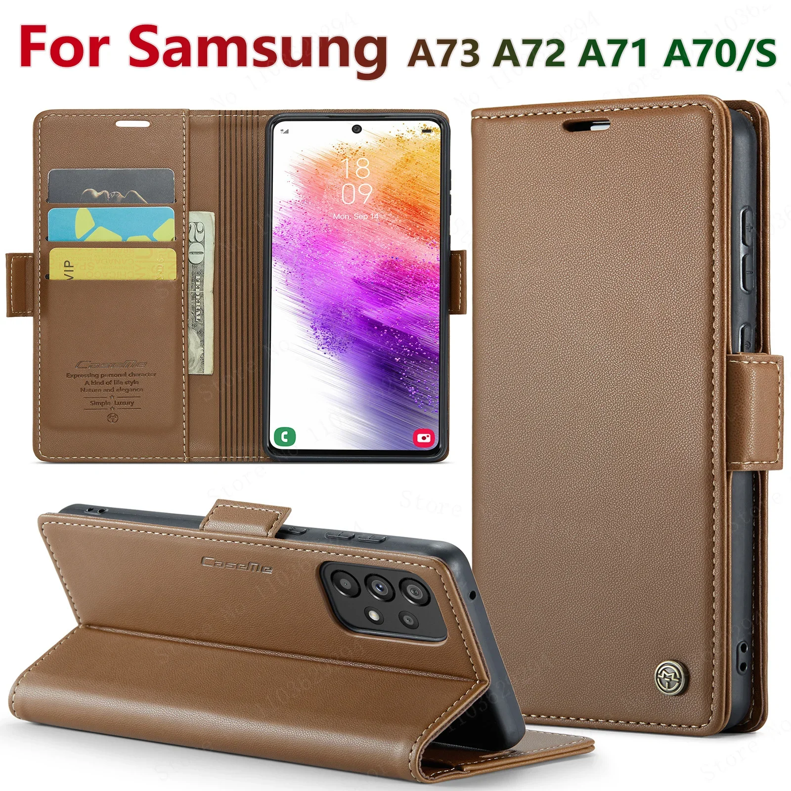 Luxury leather case for Samsung Galaxy A71, anti-shock, magnetic card holder, wallet, phone case
Luxury leather case for Samsung Galaxy A71, anti-shock, magnetic card holder, wallet, phone case