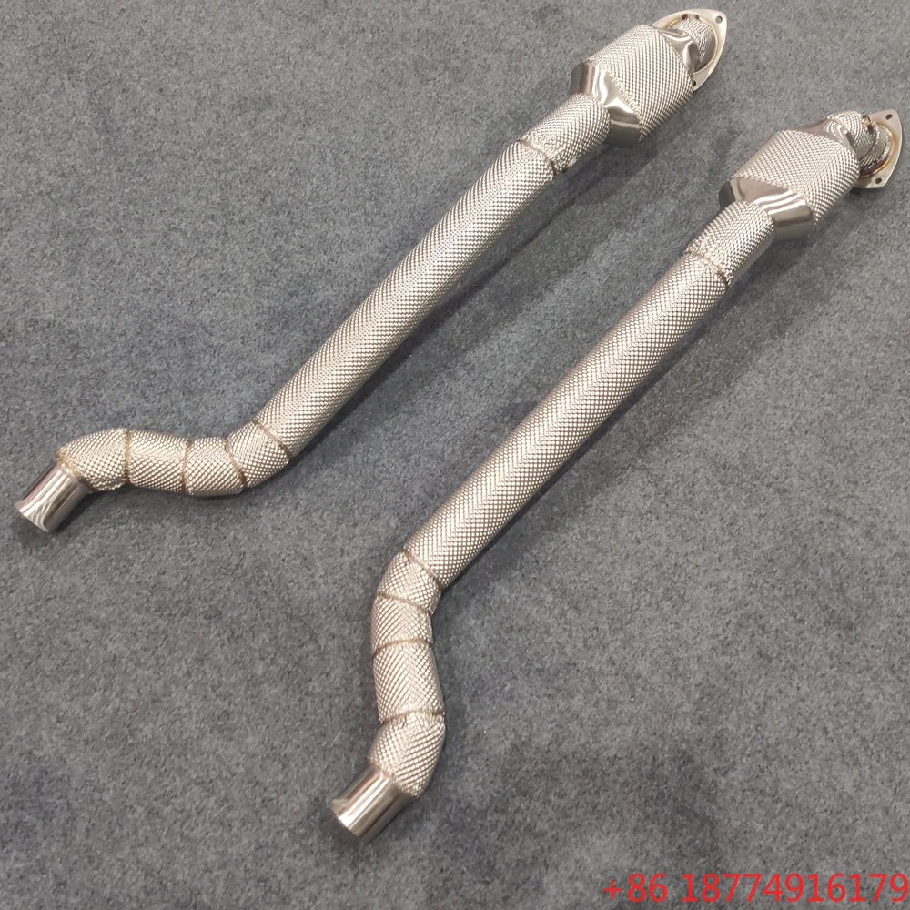 OEM High Performance Heat Shield Downpipe for Gran Turismo/GT 4.2/4.7 2008-2016 Catted Header Exhaust Pipes
OEM High Performance Heat Shield Downpipe for Gran Turismo/GT 4.2/4.7 2008-2016 Catted Header Exhaust Pipes
