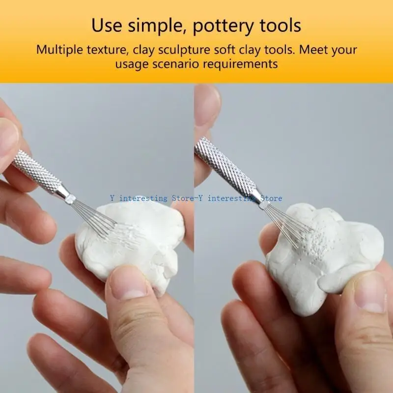 896A Professional Clay Sculpting Tool Set of 3 with Aluminum Handle Suitable for Enhances Grip and Precise Pottery Texturing
896A Professional Clay Sculpting Tool Set of 3 with Aluminum Handle Suitable for Enhances Grip and Precise Pottery Texturing