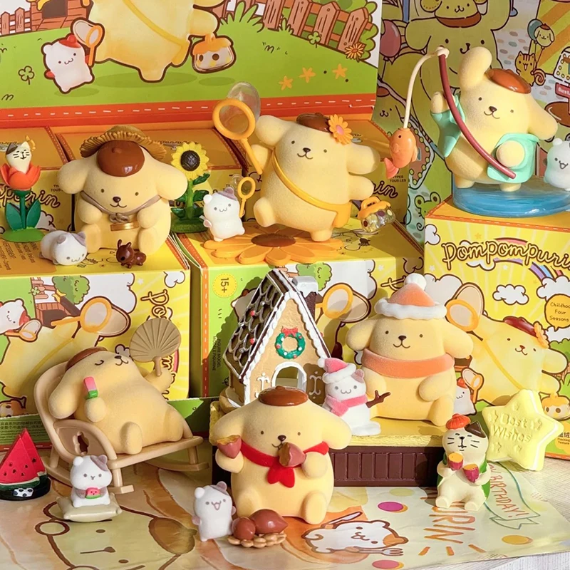 Miniso Sanrio Pom Purin Four Seasons Flocking Series Blind Box Suprise Box Guss Bag Model Static Kawaii Ornaments Special Gift
Miniso Sanrio Pom Purin Four Seasons Flocking Series Blind Box Suprise Box Guss Bag Model Static Kawaii Ornaments Special Gift