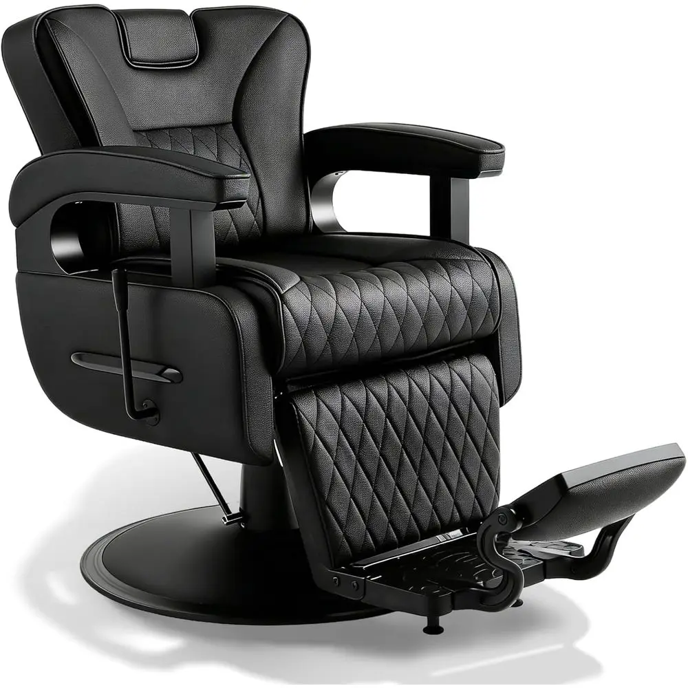 Sturdy Vintage-Style Barber Chair with 450lb Capacity and Durable Reclining Mechanism
Sturdy Vintage-Style Barber Chair with 450lb Capacity and Durable Reclining Mechanism