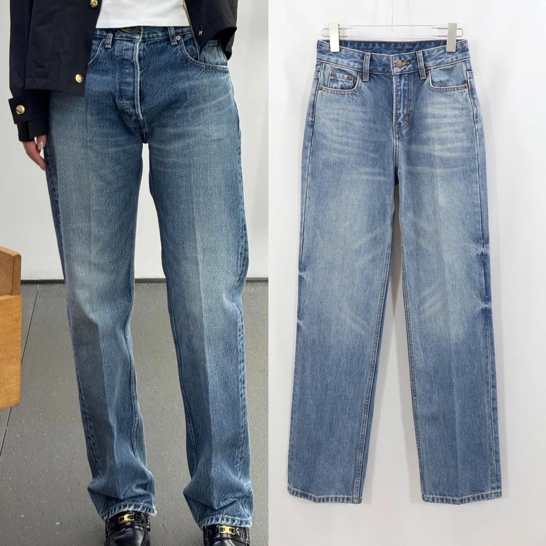 Denim Pant Women Jeans Vintage Wide Leg Long Pants Slim Fit High Waist Straight Trousers Y2k Streetwear Elegant Work Casual 2026
Denim Pant Women Jeans Vintage Wide Leg Long Pants Slim Fit High Waist Straight Trousers Y2k Streetwear Elegant Work Casual 2026