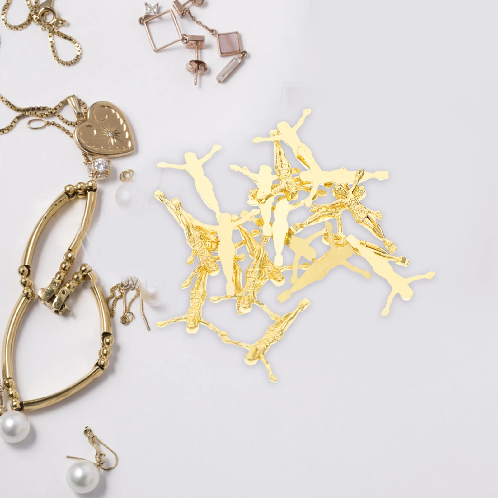 20 Pcs Cross Pendant Catholic Jesus Statue Christmas Statues Necklace Crosses Charms Zinc Alloy Crucifix Bracelet
20 Pcs Cross Pendant Catholic Jesus Statue Christmas Statues Necklace Crosses Charms Zinc Alloy Crucifix Bracelet