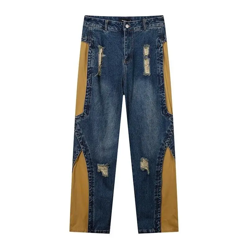 Spring Autumn Men High Waist Retro Harem Pants Jeans 2025 New Casual Fashion Harajuku Cotton Trousers Patchwork Wide Leg Radish
Spring Autumn Men High Waist Retro Harem Pants Jeans 2025 New Casual Fashion Harajuku Cotton Trousers Patchwork Wide Leg Radish
