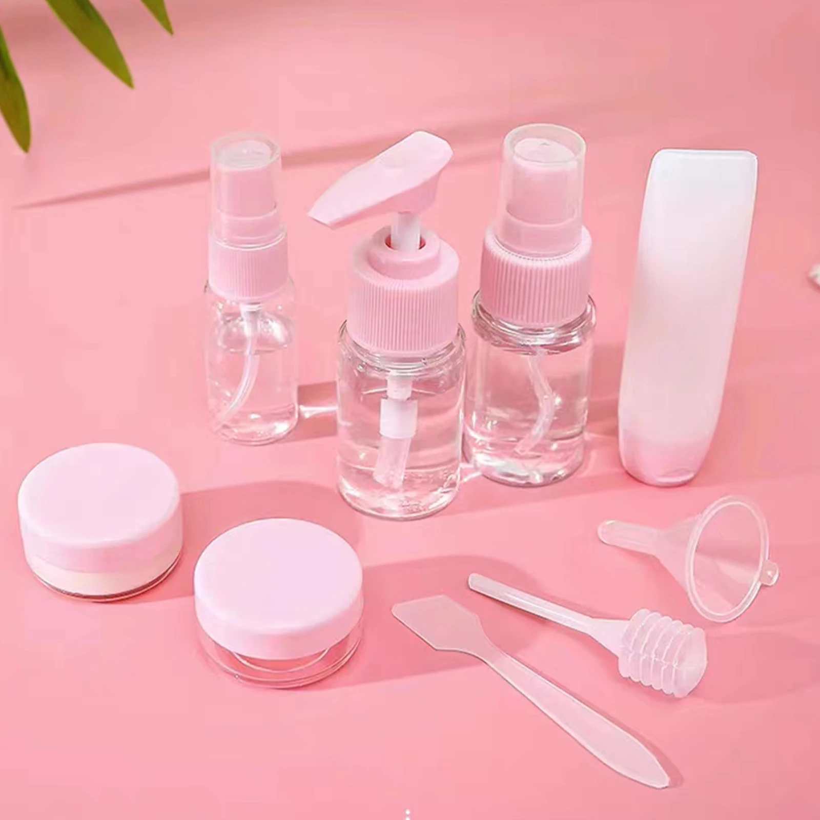 10 Pcs Empty Bottle Set Portable Travel Shampoo Container Lotion Refillable Toiletries Bottles Reusable Durable
10 Pcs Empty Bottle Set Portable Travel Shampoo Container Lotion Refillable Toiletries Bottles Reusable Durable