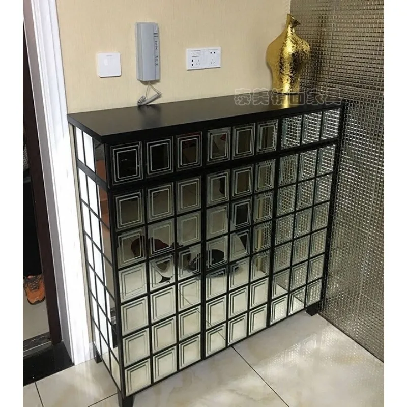 Mirror-finish sideboard, neoclassical shoe cabinet with drawers - new arrival
Mirror-finish sideboard, neoclassical shoe cabinet with drawers - new arrival