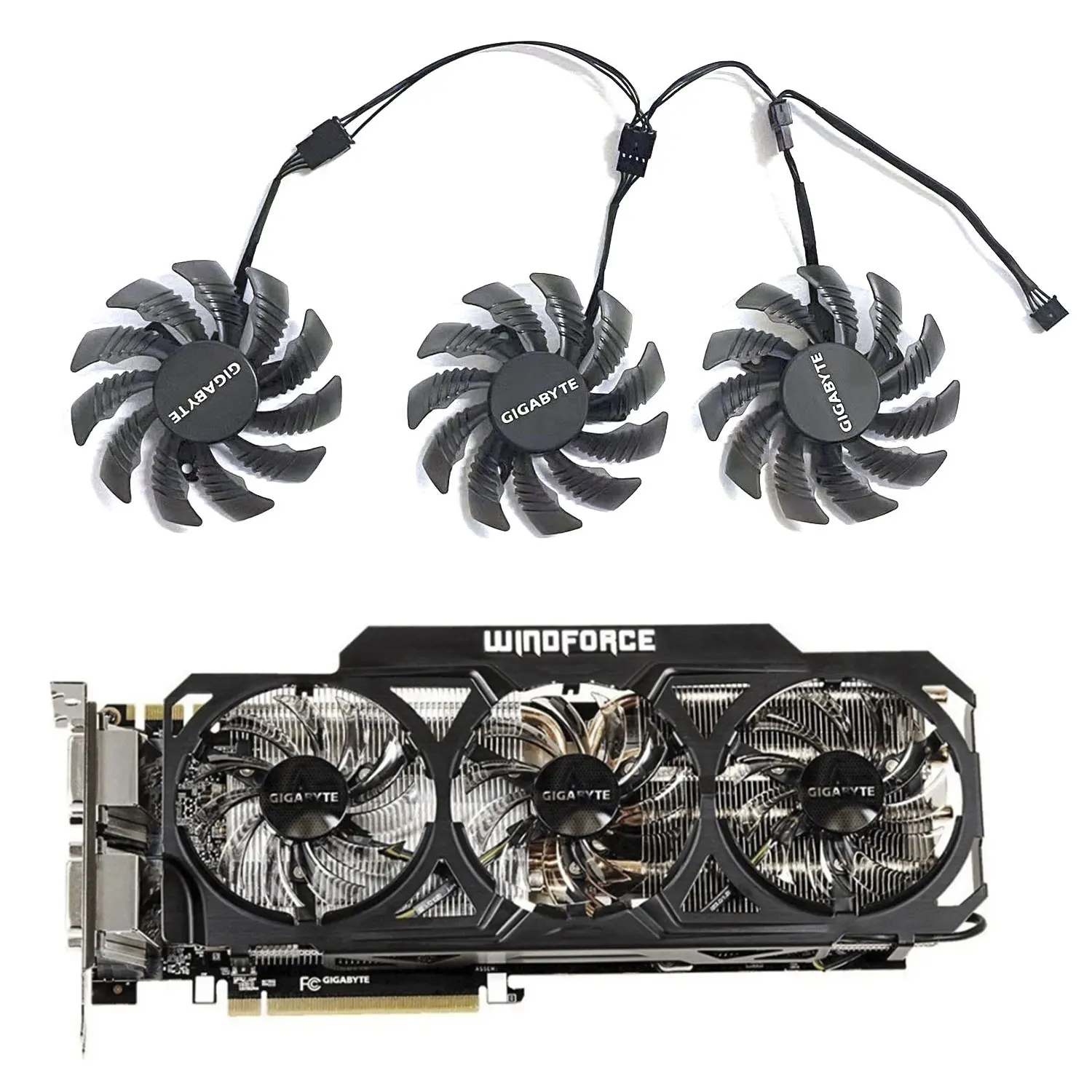 Video Card Fan For Gigabyte GTX 980 760 670 580 770 760 960 560Ti R9 290X 75MM PLD08010S12HH Graphics Card Cooling Fan
Video Card Fan For Gigabyte GTX 980 760 670 580 770 760 960 560Ti R9 290X 75MM PLD08010S12HH Graphics Card Cooling Fan