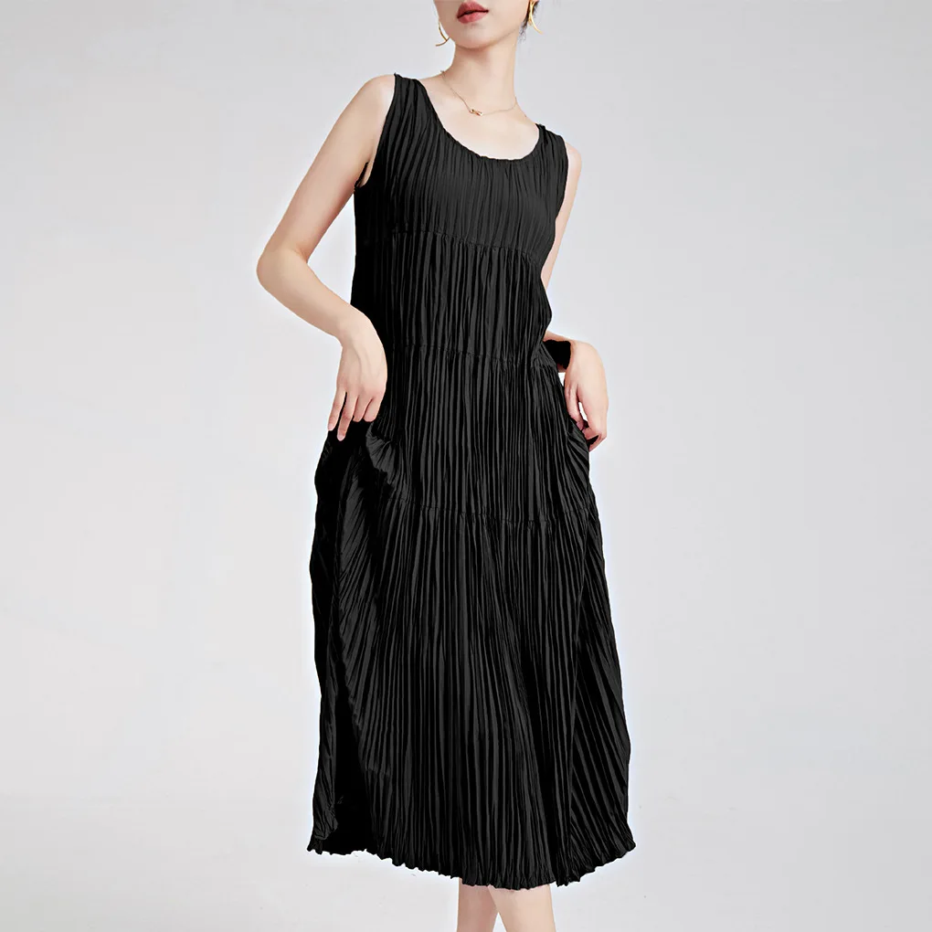 Folding Dress, Little Black Dress, Pleated Tank Top, Vintage High-end Long Dress, Summer French Dress 2025
Folding Dress, Little Black Dress, Pleated Tank Top, Vintage High-end Long Dress, Summer French Dress 2025